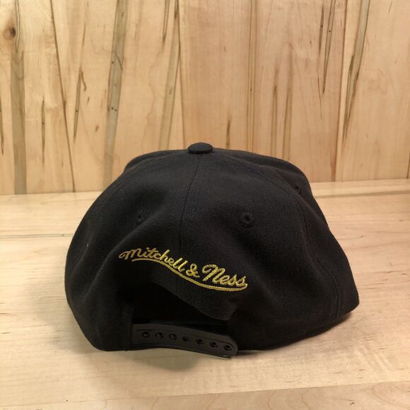 Mitchell & Ness Golden State Warriors Old School Logo Snapback Hat Cap - Picture 5 of 10